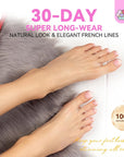 30 days ombre press on nails