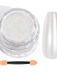 White Pearl Chrome Nail Powder