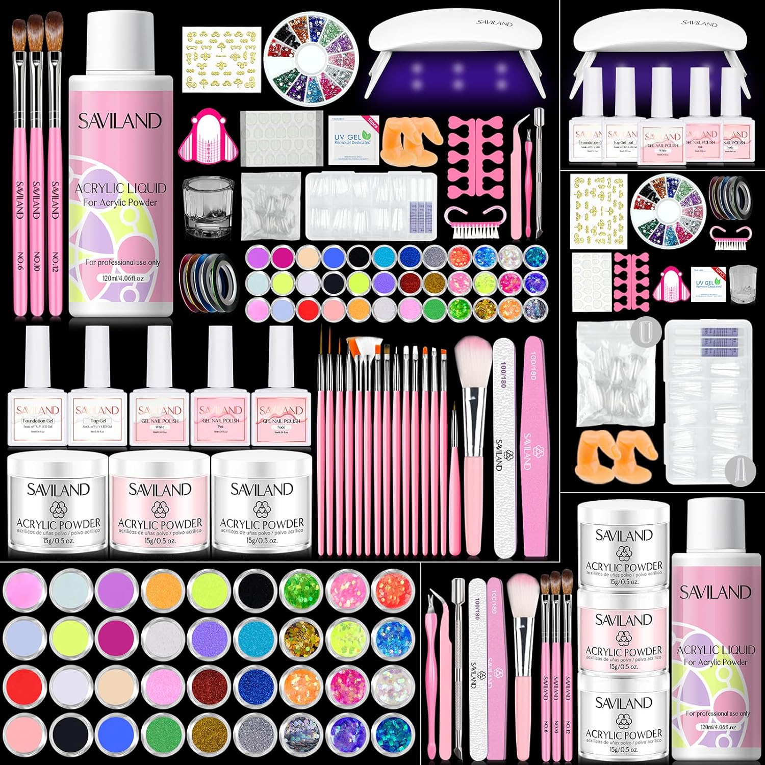 Professional Acrylic Nail Kit for Beginners | SAVILAND