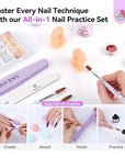 Acrylic Nail Kit with Lamp, Drill & Monomer for Beginners (Ships to US Only)