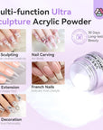 SSProAcryl X? clear acrylic powder-30g-08