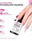 White Airbrush Gel Polish for Ombre & French Designs