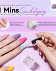 1 min 2 in 1 base and top coat nail polish