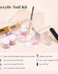 Saviland clear pink nude set