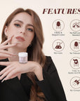 features of clear pink nude acrylic powder