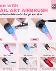 nail polish protector for fingers- can use with airbrush