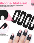 silicone material-Saviland nail polish protector for fingers