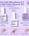 Professional Gel Nail Polish Remover Kit without Acetone