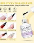 professional gel nail kit with nail glue