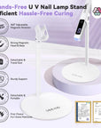 Hands Free LED UV Nail Lamp Stand