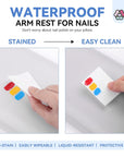 easy clean arm rest for nail techs
