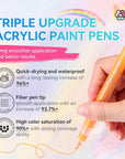 smoother acrylic paint pens for nails