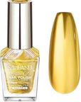 Saviland metallic gold chrome nail polish