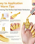 how to use the metallic gold chrome nail polish
