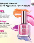 Saviland 12 Colors Glitter Nail Polish set