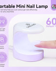 saviland nail tips and glue gel kit with lamp