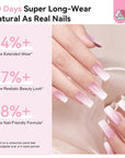 Ombre Press-On Nail Kit with Drill & UV Lamp