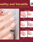 multifunctional poly gel nail kit with uv light
