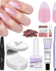 SSProLamp X 4-In-1French Ombre Press On Nails Kit