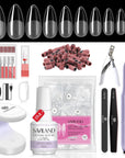 Medium Almond Soft Gel Tips Kit