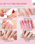 all in one Saviland gooseneck nail lamp