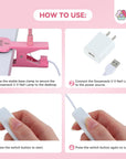 Saviland gooseneck uv nail lamp