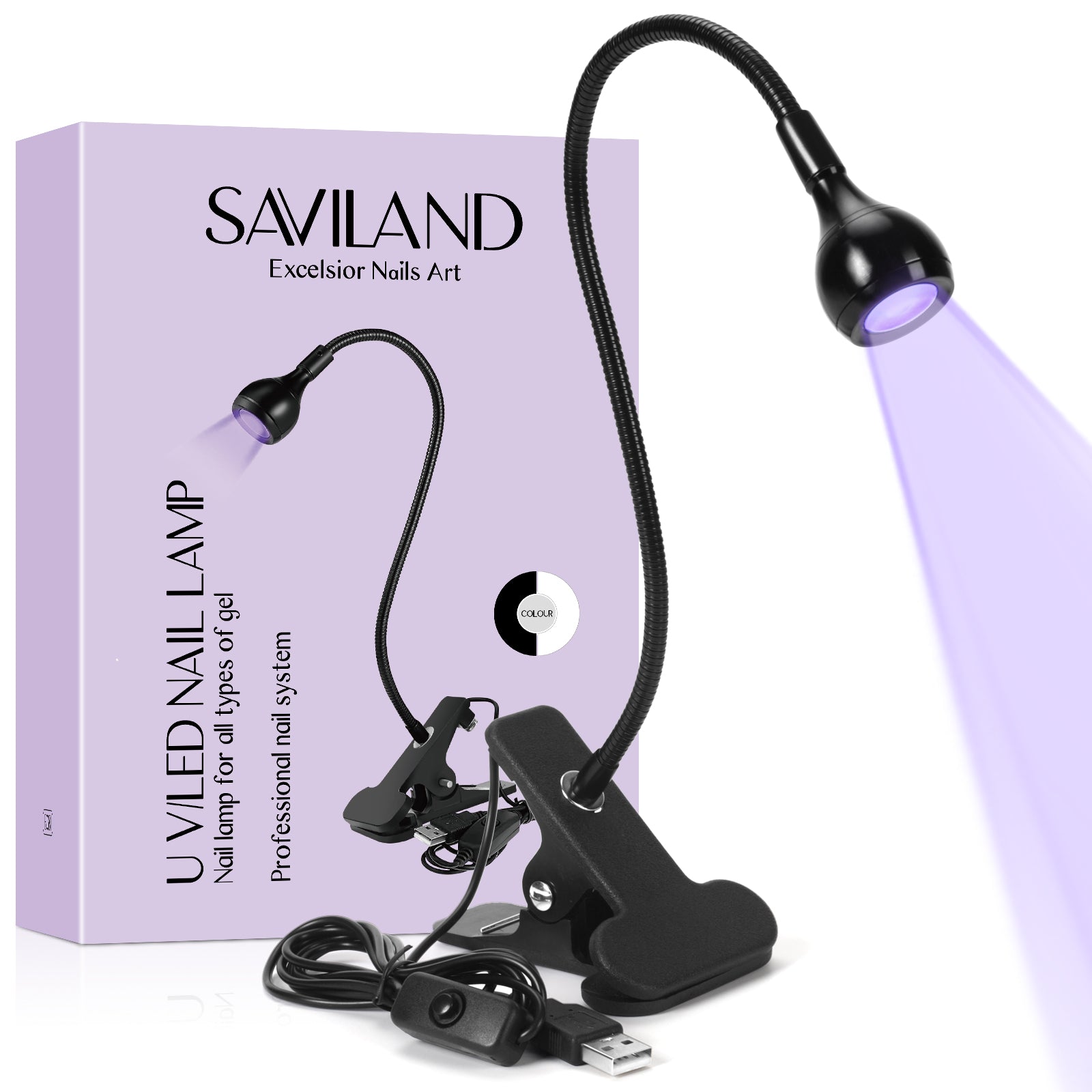 Mini LED Nail Lamp USB Flexible Nail Dryer | SAVILAND