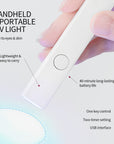 Portable UV Nail Lamp for Fast Gel Nail Curing Anywhere (Ships to US Only)