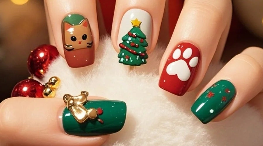 Saviland Chrismas gel nail polish set