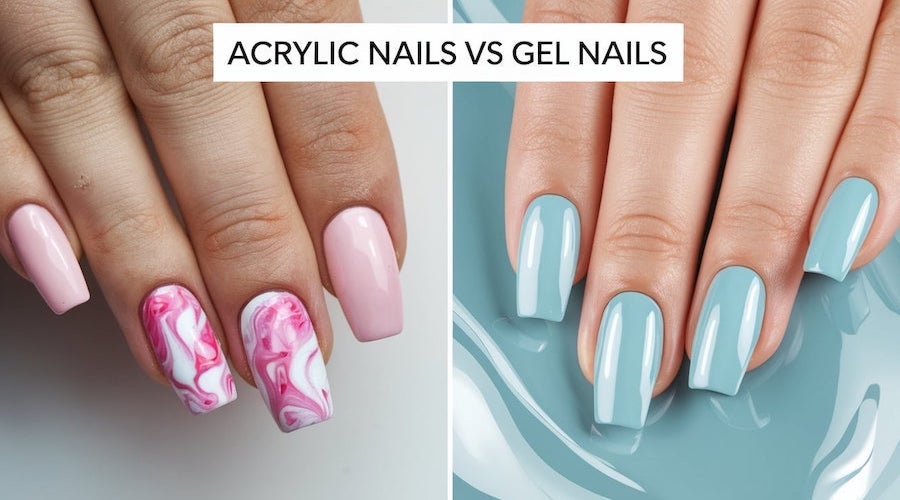 Acrylic Nails VS Gel Nails cover
