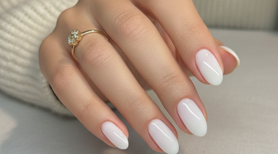 Cloud Dancer Nails