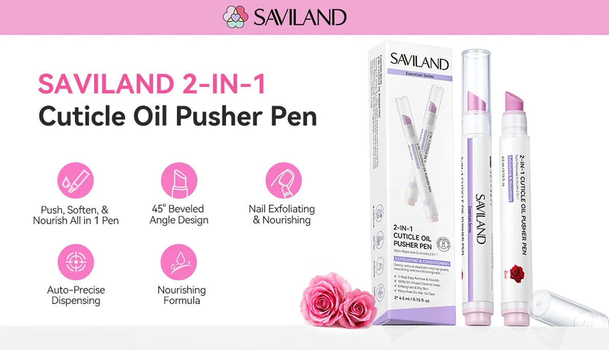 SAVILAND cuticle pusher pen