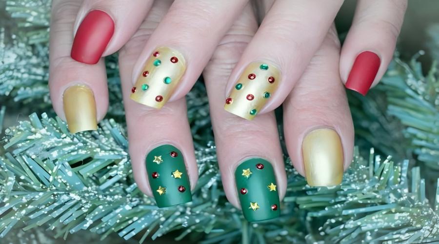 Saviland christmas acrylic nails
