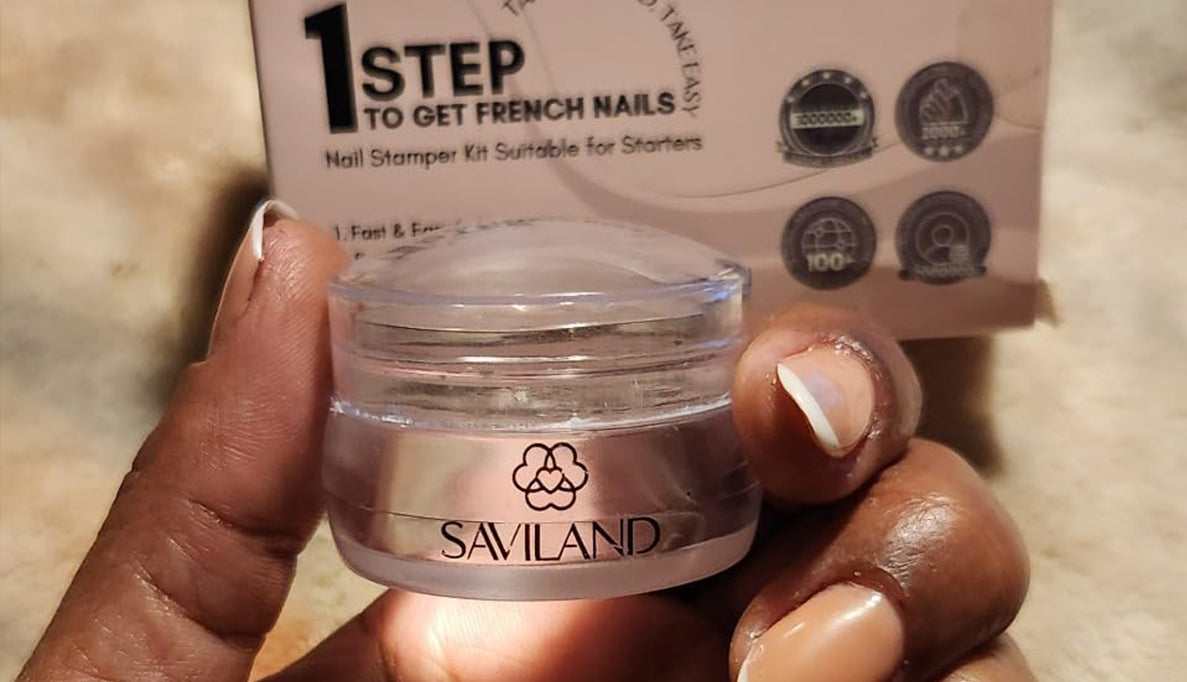 how to do french tips with a nail stamper
