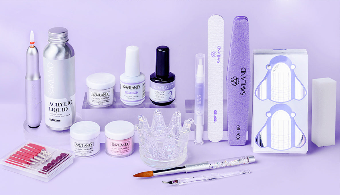 all in one acrylic nail kit