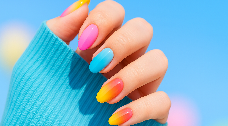 SAVILAND airbrush ombre nails