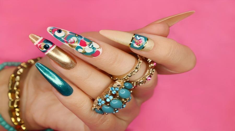 cover of acrylic nails