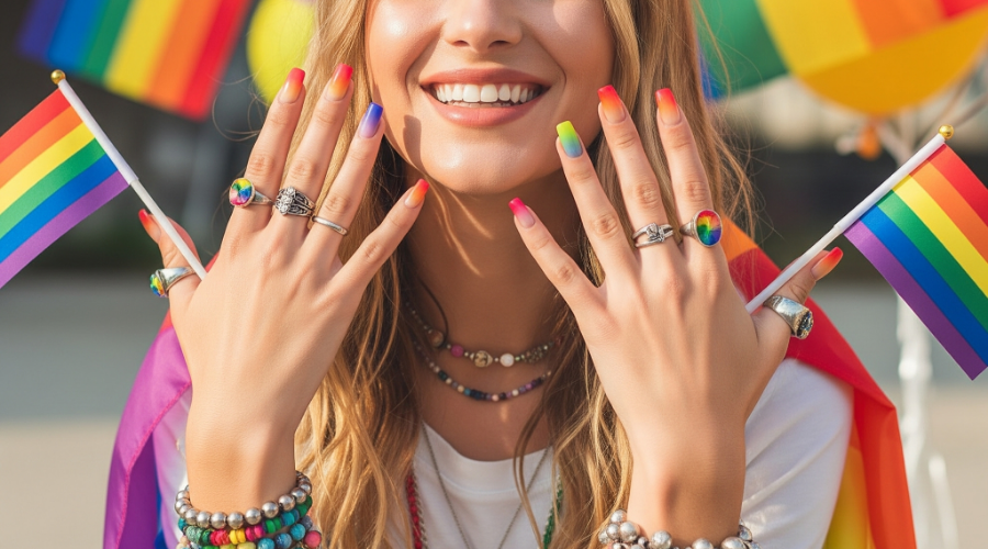 SAVILAND summer ombre nails