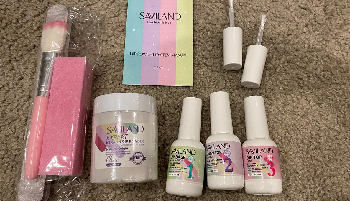 SAVILAND dip powder nail kit