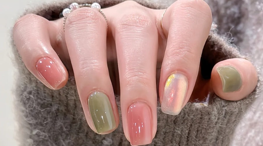 Spring Jelly Nails