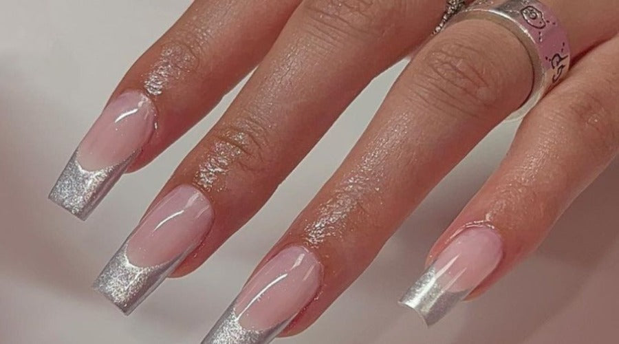 cover of 5 Pink Acrylic Nail Inspirations