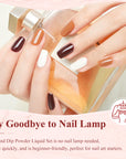 Complete 10PCS Dip Powder Liquid Set for Salon Results (Ships to US Only)