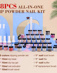 [US ONLY]49PCS Dip Nails Powder Starter Kit - 40 Colors