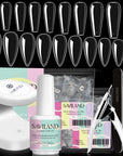 500pcs False Nail Tips and 4 in 1 Glue Gel Kit