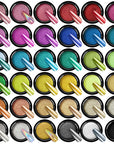 36Pcs Mirror Chrome Nail Powder Set