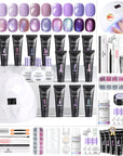 15-Color Pink Peach Cat Eye Poly Gel Kit (Ships to US Only)