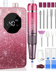 40000RPM Electric Nail Drill for 30S Fast Acrylic Removal