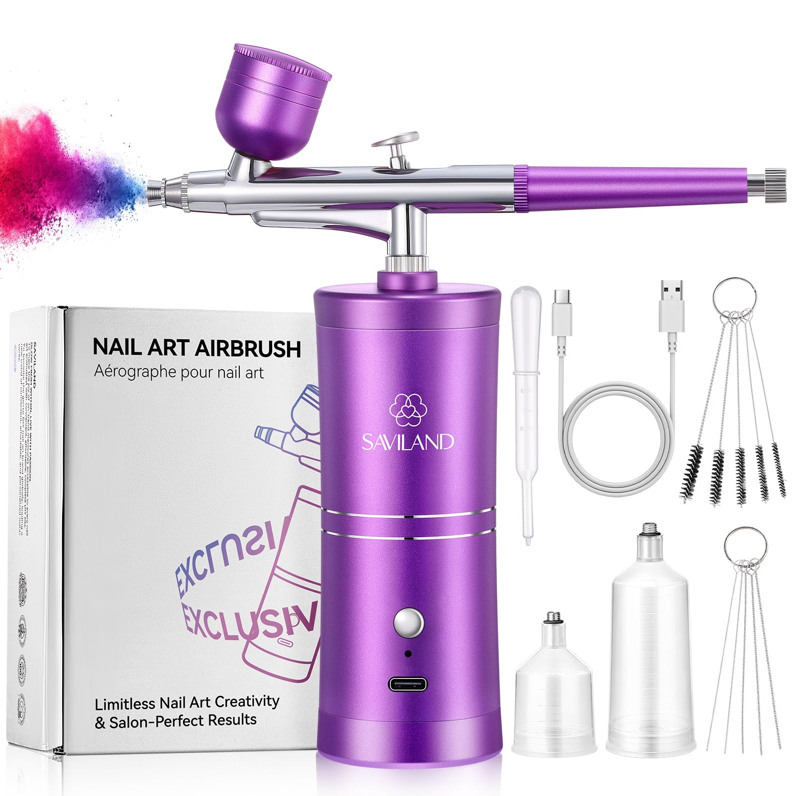 Nail Airbrush Kits, Machines & Airbrush Nail Art | SAVILAND