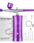 Dual-Mode Rechargeable Nail Airbrush Kit for Salon-Perfect Results