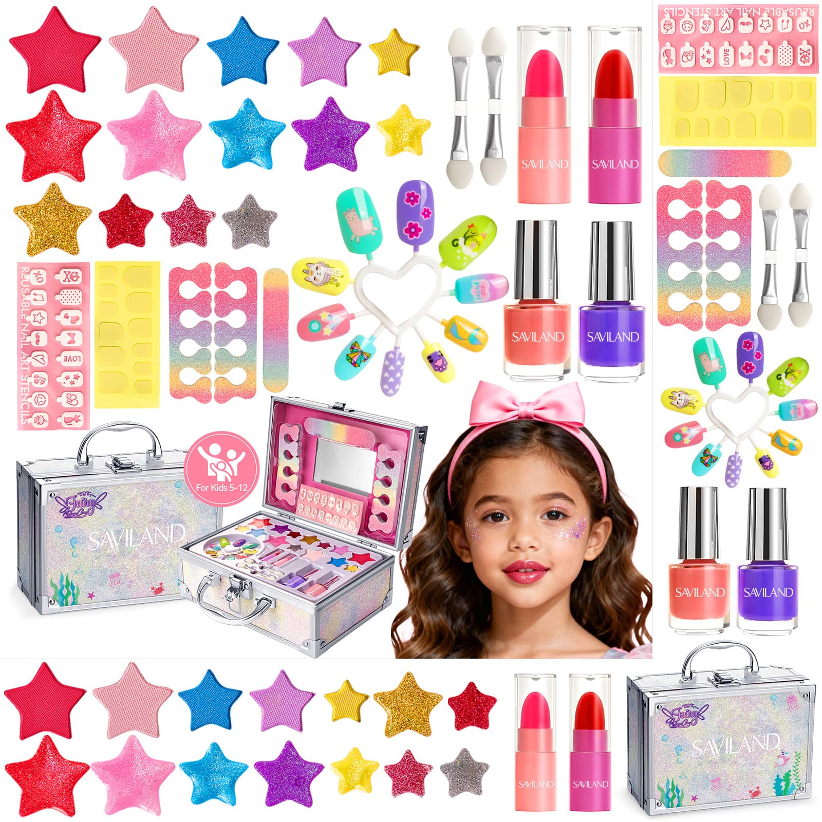 32-Piece Washable Kids Makeup Kit (Ships to US Only)